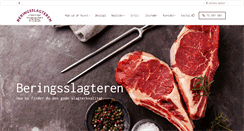 Desktop Screenshot of beringsslagteren.dk